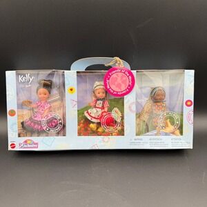 Kelly Barbie Friends of the World Spain Netherlands Holland Kenya TRU 54863 NRFB